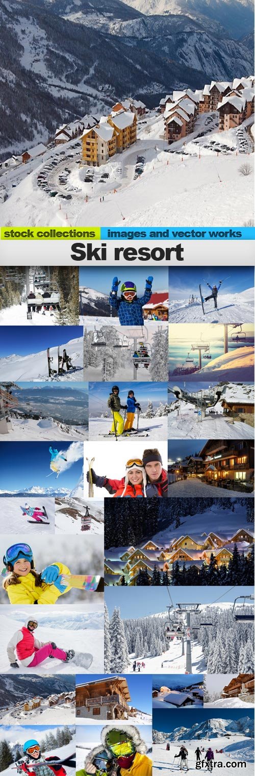 Ski resort,25 x UHQ JPEG