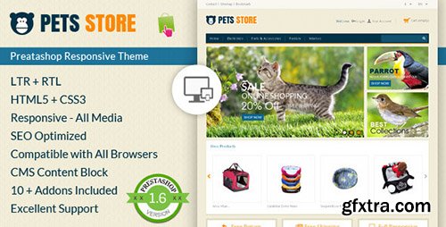 ThemeForest - Pet Store - Prestashop Responsive Theme ThemeForest - Pet Store - Prestashop Responsive Theme