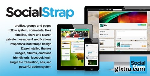 SocialStrap v4.3 - Social Networking Platform With 30 Addons SocialStrap v4.3 - Social Networking Platform With 30 Addons