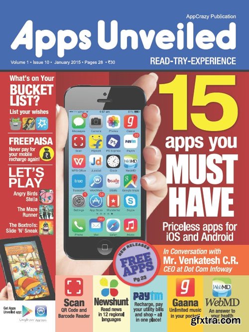 Apps Unveiled - January 2015 (True PDF)