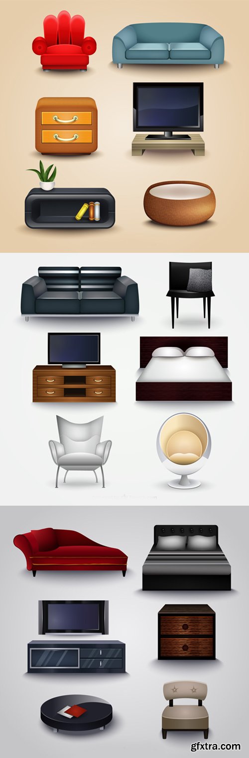 Furniture Vector Collection