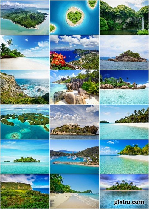 Beautiful sandy beaches and islands Stock images - 25 HQ Jpg