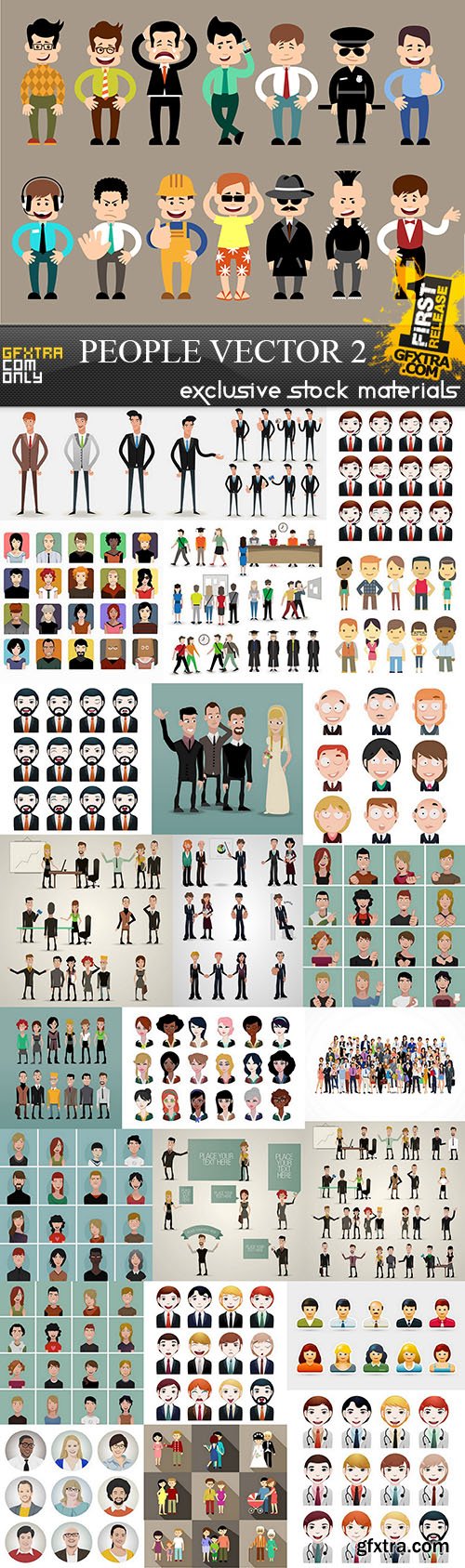 People Vector Collection 2, 25xEPS