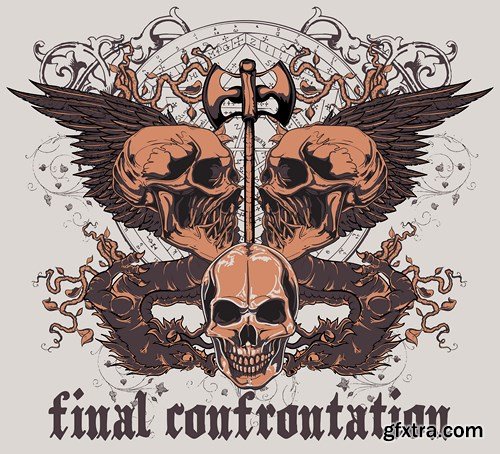 T-Shirts Design Elements 3, 25xEPS