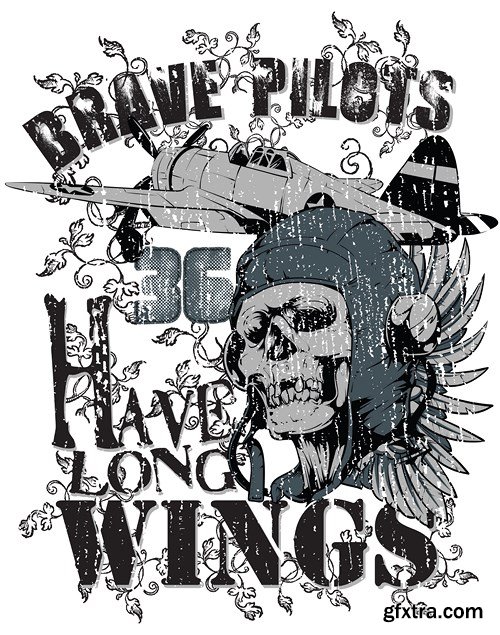 T-Shirts Design Elements 3, 25xEPS