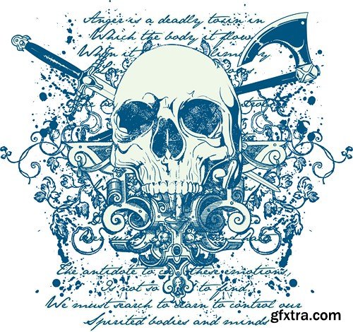 T-Shirts Design Elements 3, 25xEPS