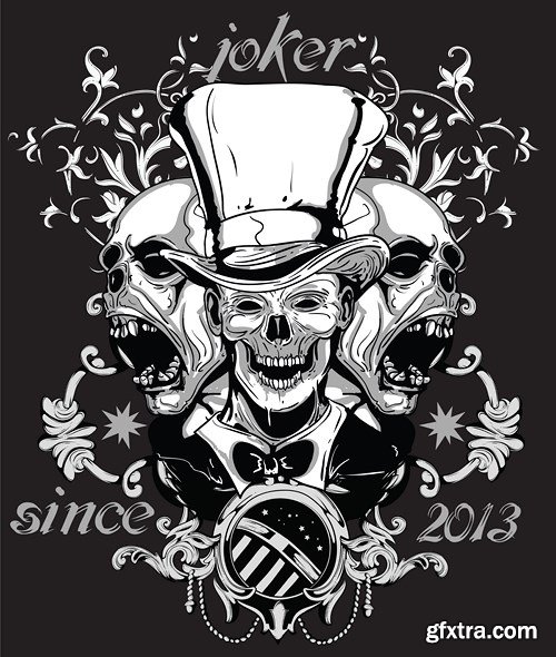 T-Shirts Design Elements 3, 25xEPS