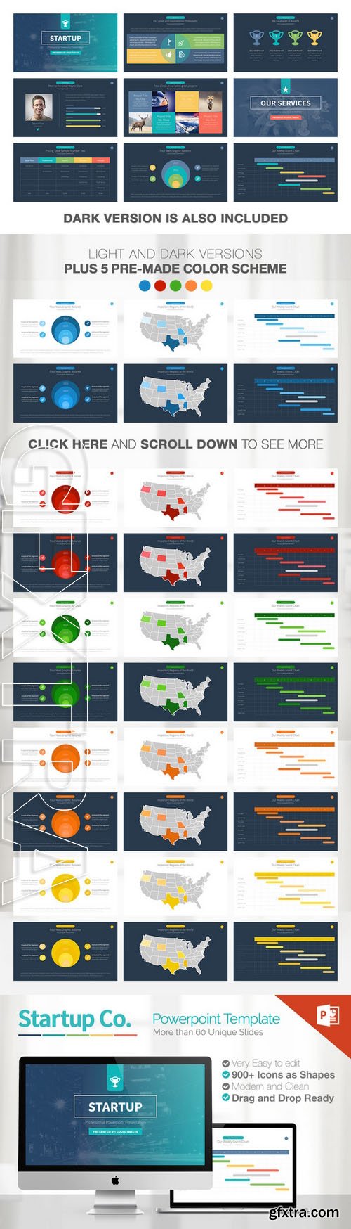 Startup Powerpoint Template - CM 131330