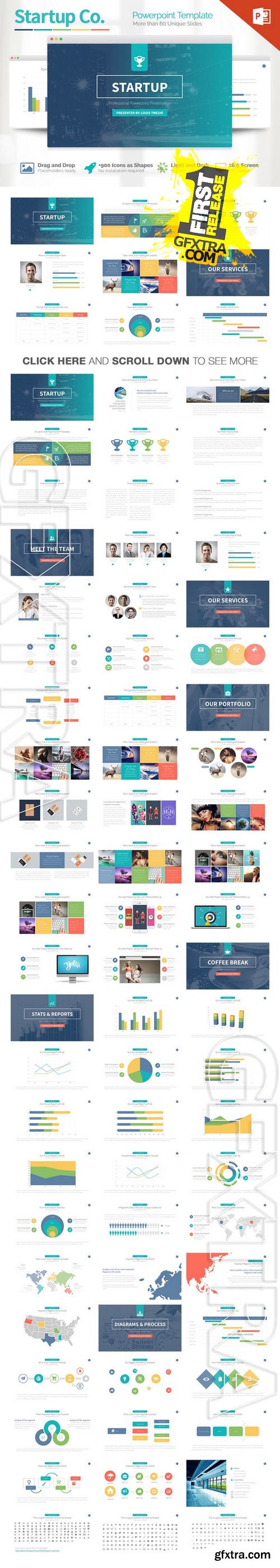 Startup Powerpoint Template - CM 131330