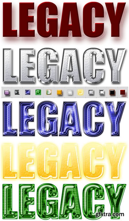 Legacy Set Styles for Photoshop Legacy Set Styles for Photoshop