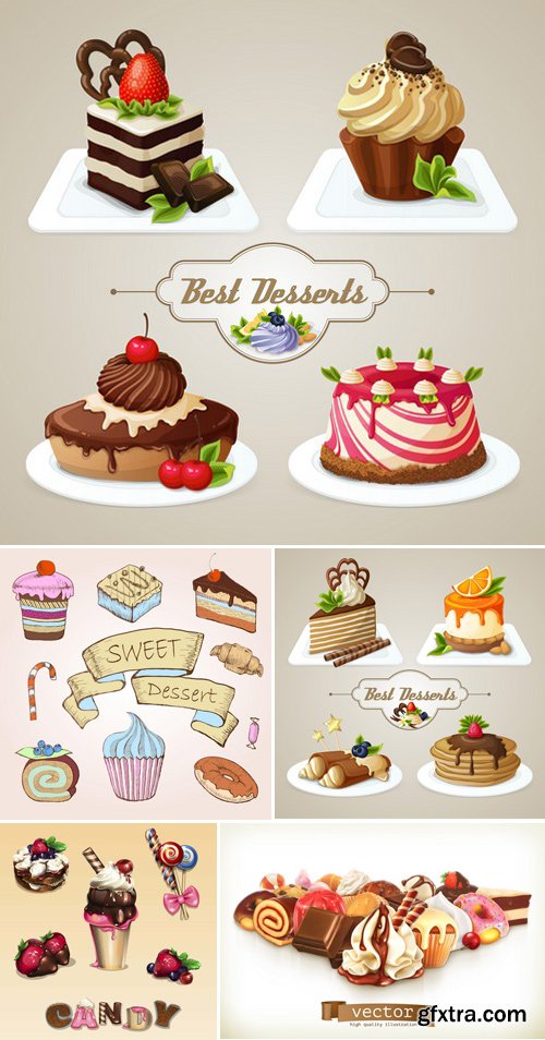 Stock Vectors - Sweet Dessert