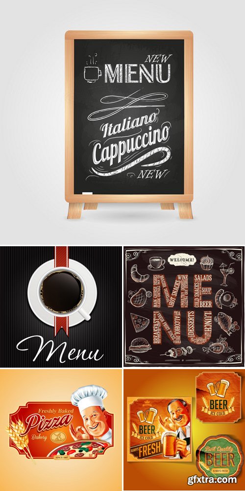 Stock Vectors - Menu 8