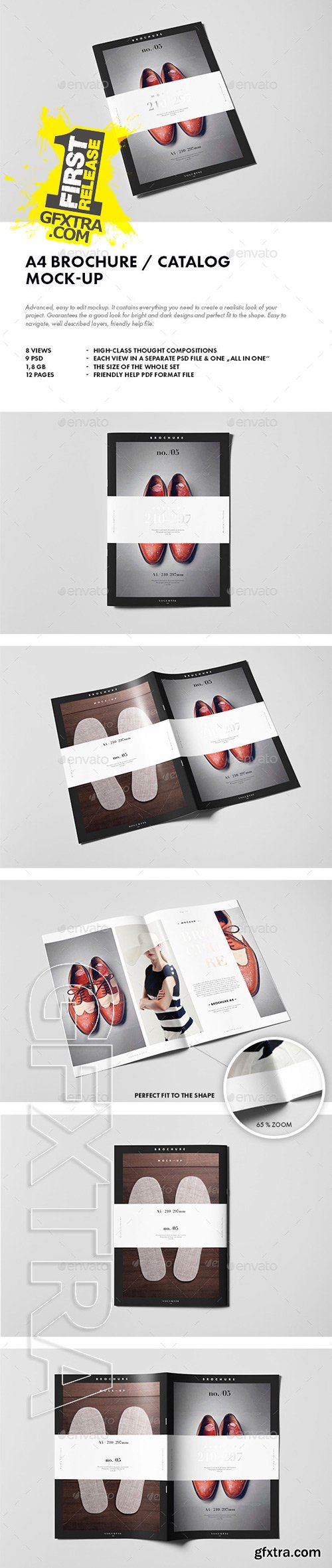 Graphicriver - A4 Brochure / Catalog / Booklet Mock-up 10021649
