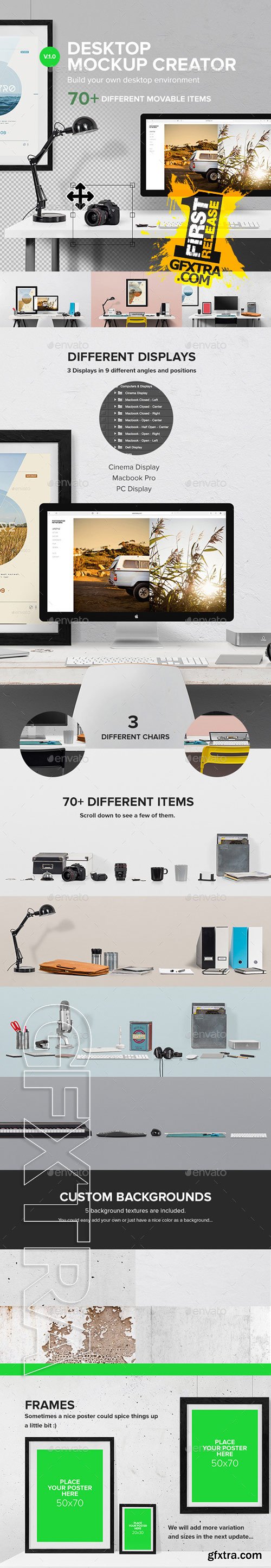 Graphicriver - Macbook - Desktop Mockup Creator 10014398