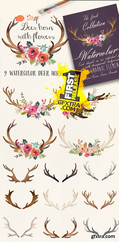 Watercolor Flower DIY Pack Vol.3 - CM 111556
