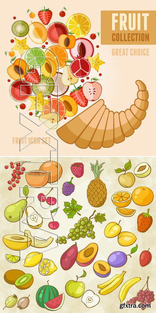 Stock Vectors - Fruits