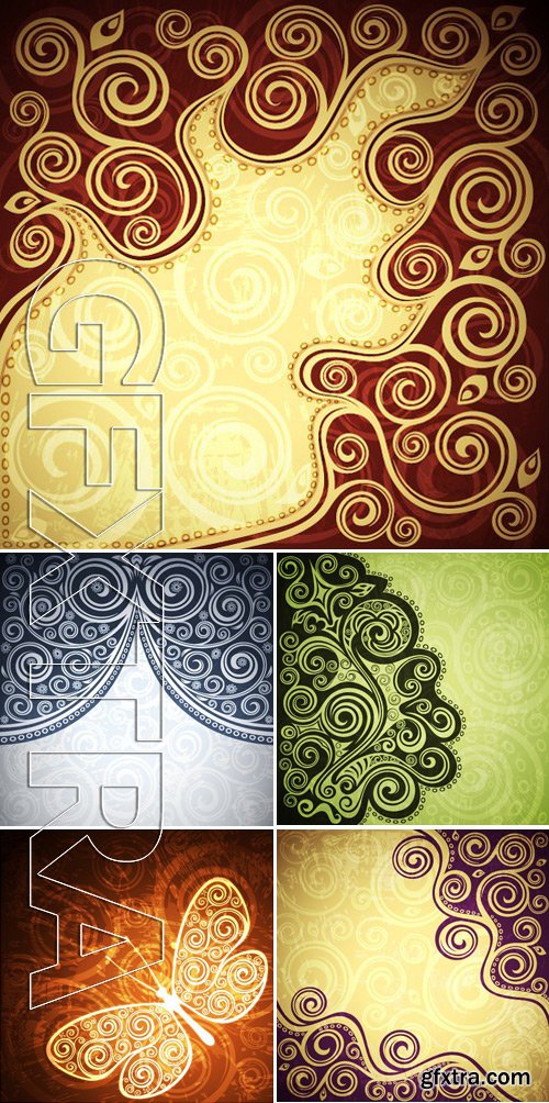 Stock Vectors - Floral background 27