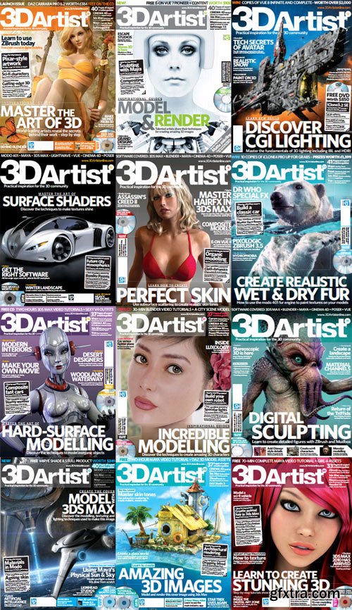 3D Artist Magazine Issue 1-20 Collection