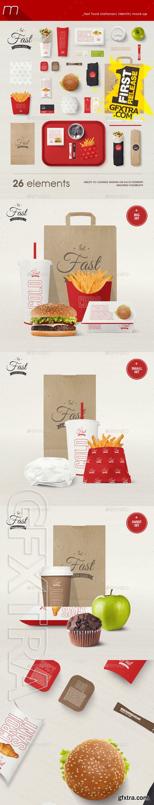 Graphicriver - Fast Food Company Identity Mock-up 9988270