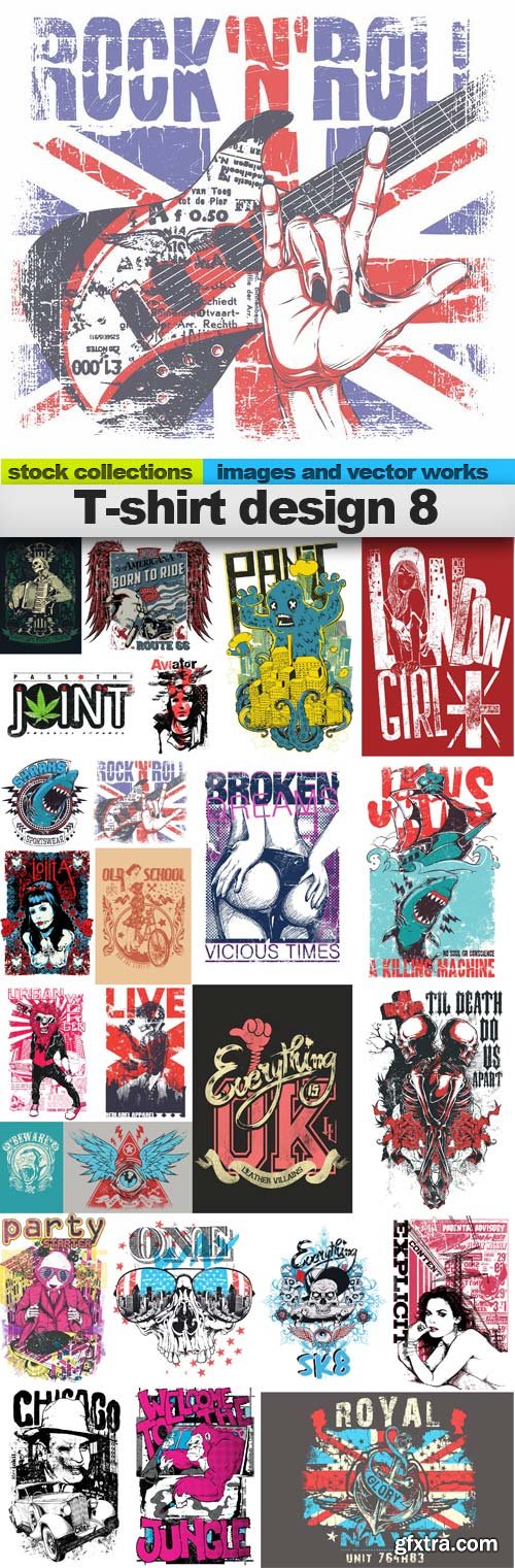 T-shirt design 8,25 x EPS