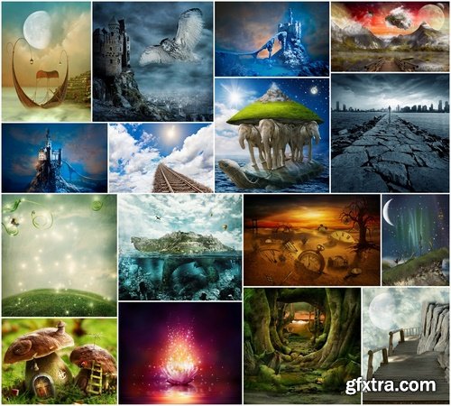 Fantasy landscapes and unusual world - 25 HQ Jpg