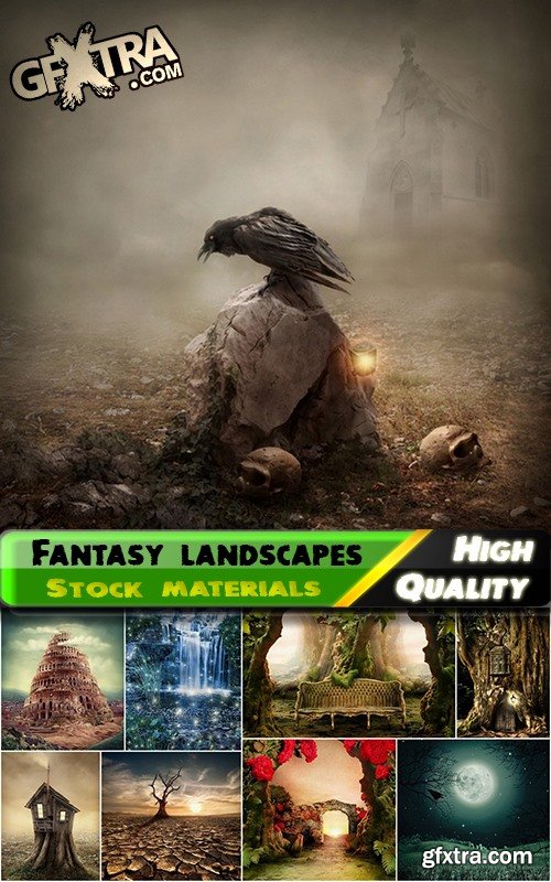 Fantasy landscapes and unusual world - 25 HQ Jpg