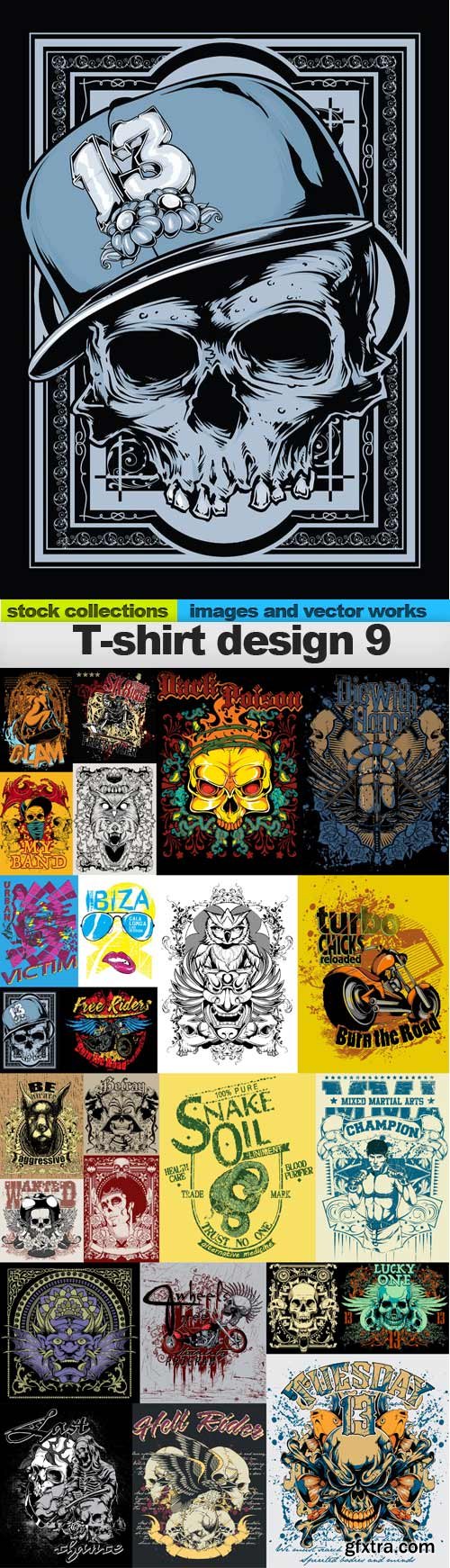 T-shirt design 9,25 EPS