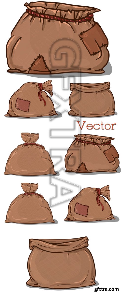 Sacks with a patch in Vector Sacks with a patch in Vector