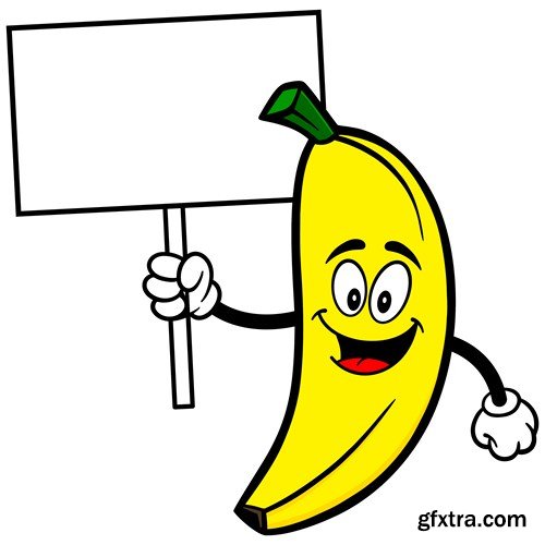 Bananas Collection - Vector Stock, 25xEPS