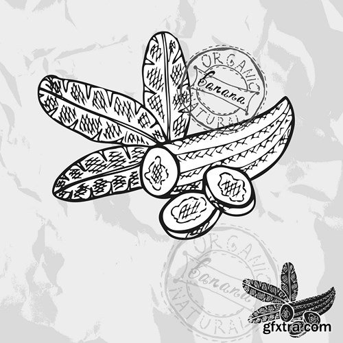 Bananas Collection - Vector Stock, 25xEPS