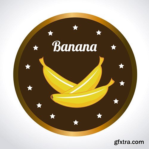 Bananas Collection - Vector Stock, 25xEPS