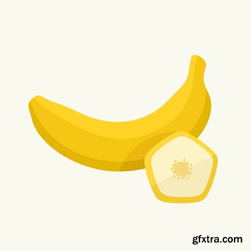 Bananas Collection - Vector Stock, 25xEPS