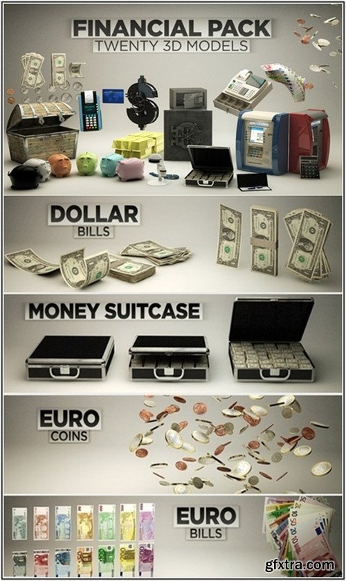 The Pixel Lab 3D Financial Pack