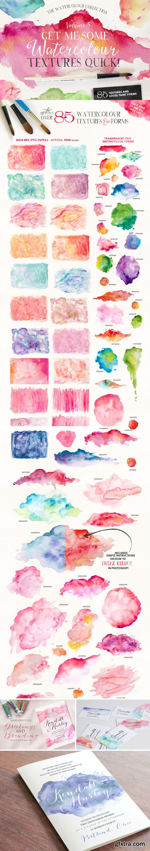 Give Me Watercolour Textures Quick! - CM 87684 Give Me Watercolour Textures Quick! - CM 87684