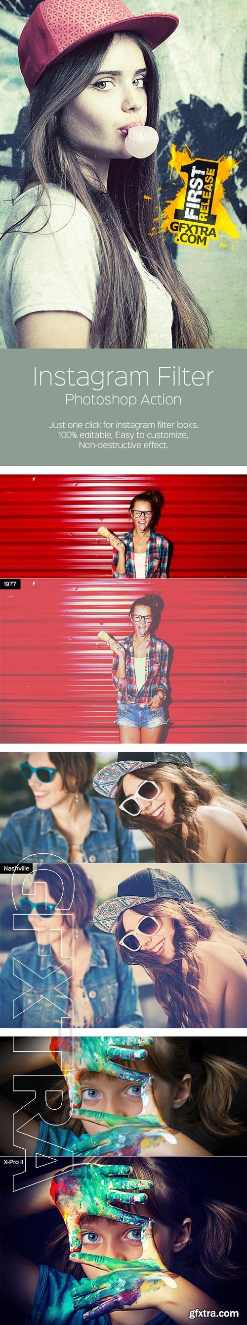 Graphicriver - Instagram Filter - Photoshop Action 10014396