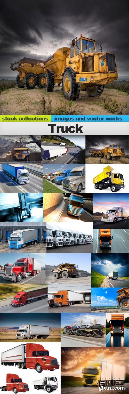 Truck,25 x UHQ JPEG