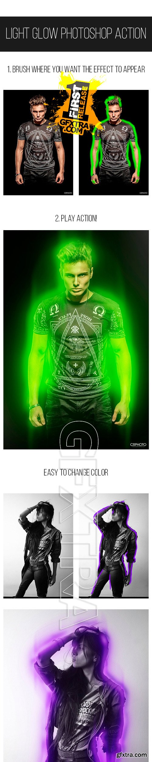Graphicriver - Light Glow Photoshop Action 9859996