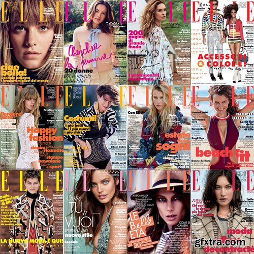 Elle Italia – 2014 Full Year Issues Collection