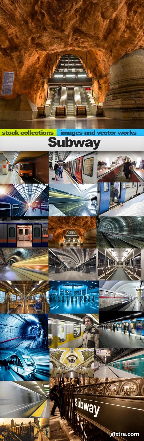 Subway,25 x UHQ JPEG