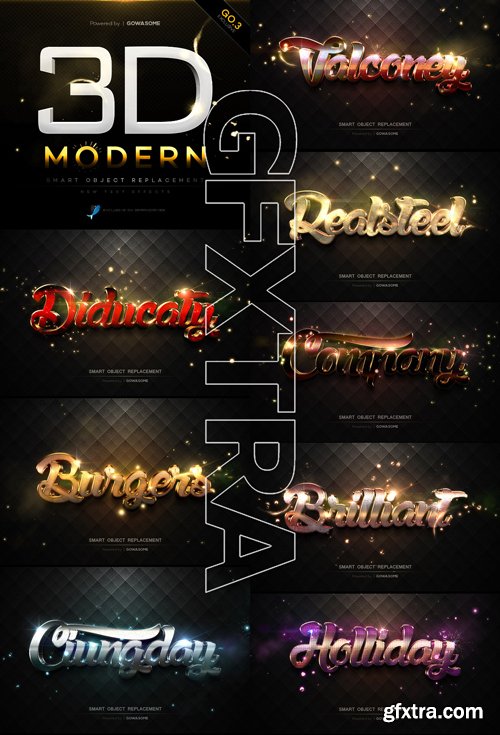 Graphicriver - Modern 3d Text Effects Go3 10193239