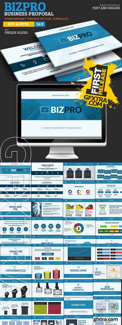 BIZPro Proposal PPT Presentation - CM 167787
