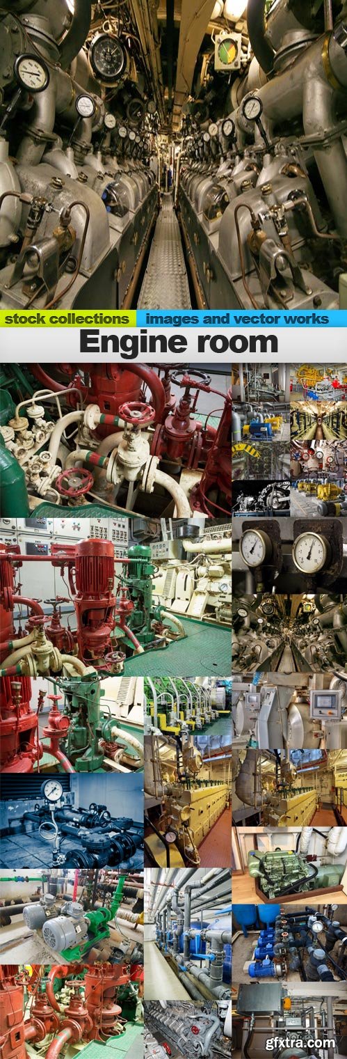 Engine room,25 x UHQ JPEG