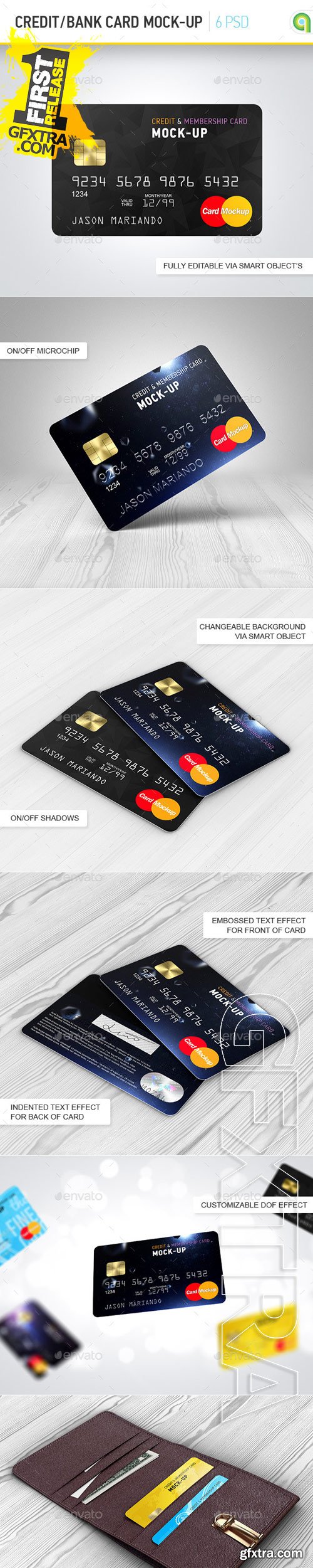Graphicriver - Credit / Bank Card Mock-Up 9803458