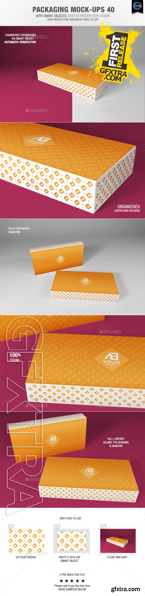 Graphicriver - Packaging Mock-ups 40 9815742