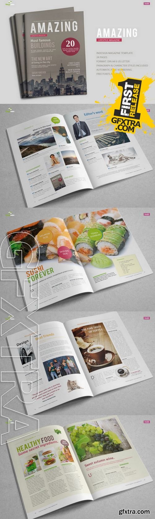 Amazing Magazine Template - CM 169343