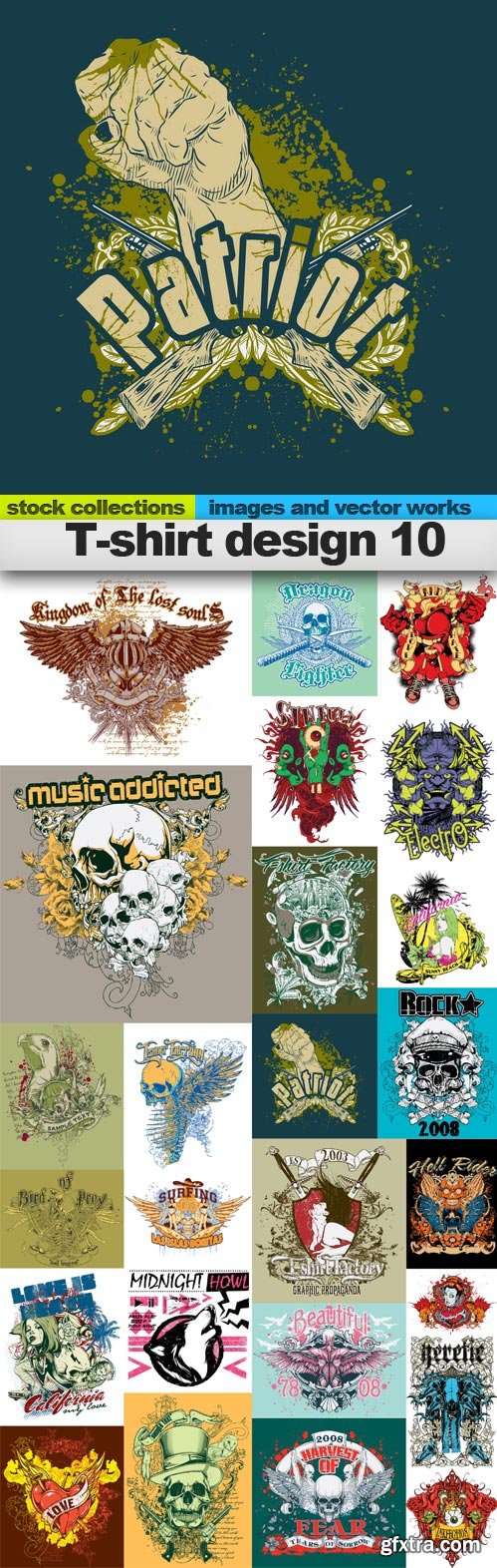 T-shirt design 10, 25 x EPS