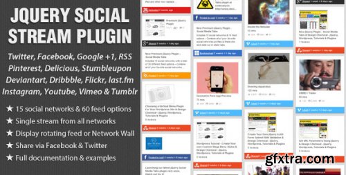CodeCanyon - jQuery Social Stream v1.5.7