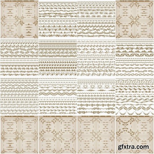Calligraphic design elements for page decorations #20 - 25 Eps