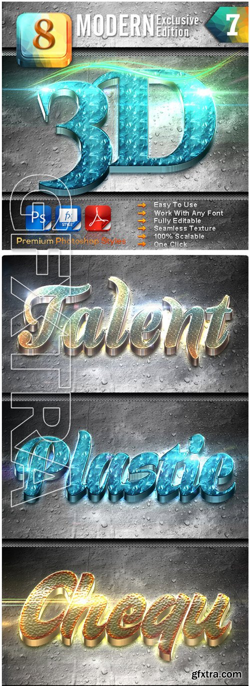 Graphicriver - 8 Modern 3D Exclusive Edition Vol 7 9289923