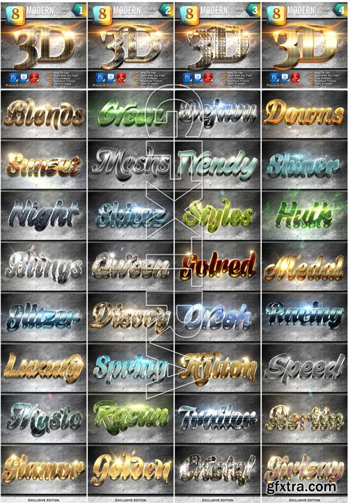 Graphicriver - 64 Modern 3D Exclusive Edition Bundle 9671396